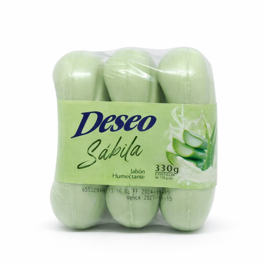 JABON DESEO 3PK SABILA 330G