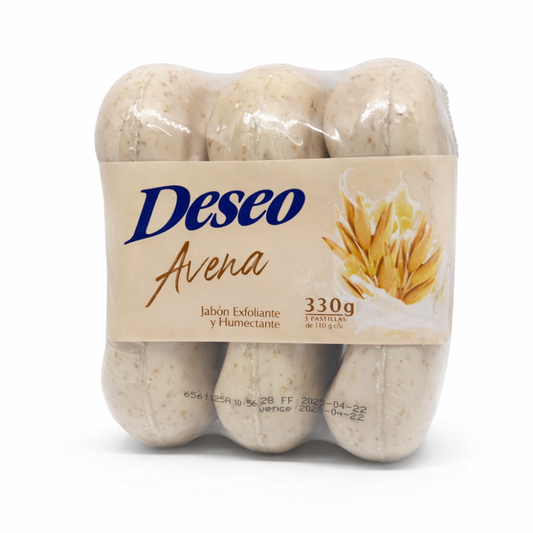 JABON DESEO 3PK AVENA 450G
