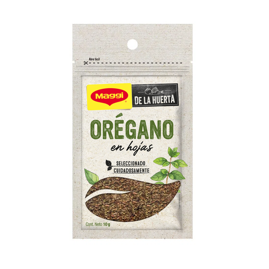 MAGGI DE LA HUERTA OREGANO EN HOJAS 10 GRS
