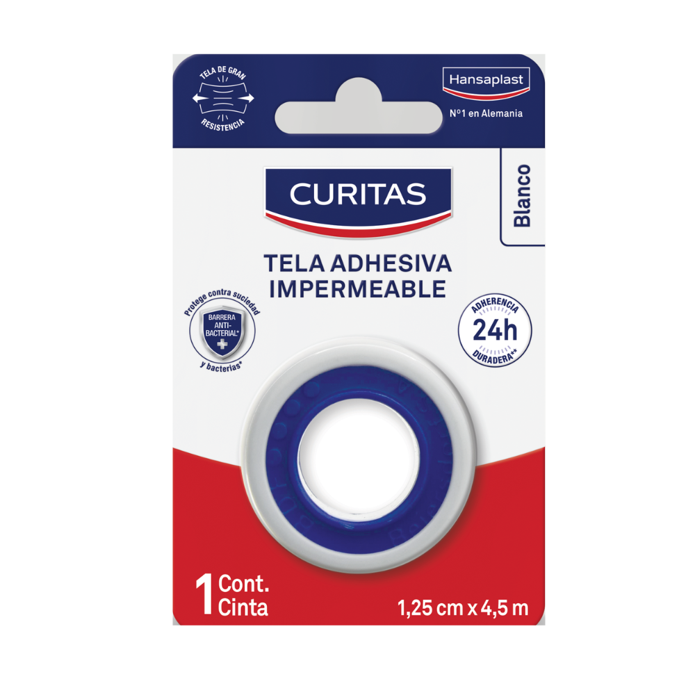 CURITAS ESPARADRAPO 1.25CX4.5 cm