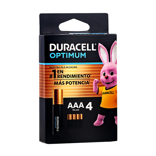 DURACELL ALKALINA OPTIMUM  AAA 4 UND