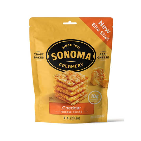 CRUJIENTES DE QUESO CHEDDAR SONOMA CREAMERY 2.25 OZ