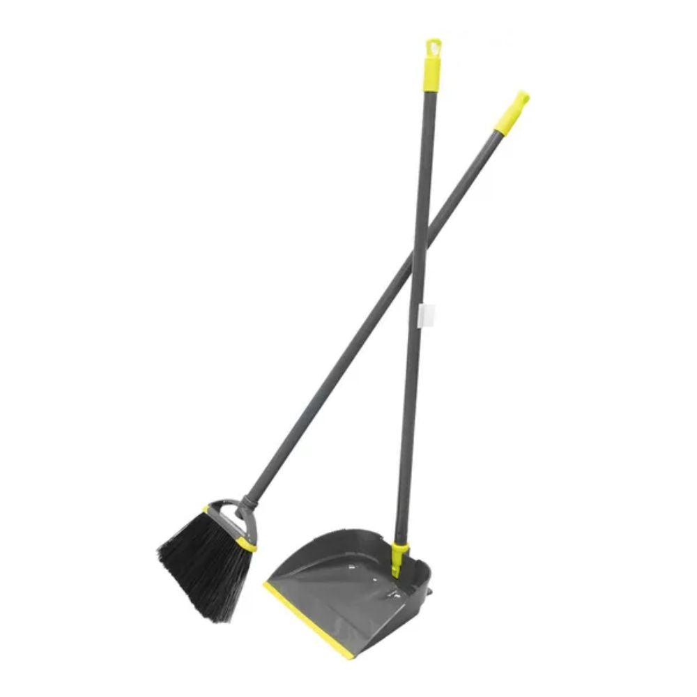 RECOGEDOR PLEGABLE CON ESCOBA DELUXE