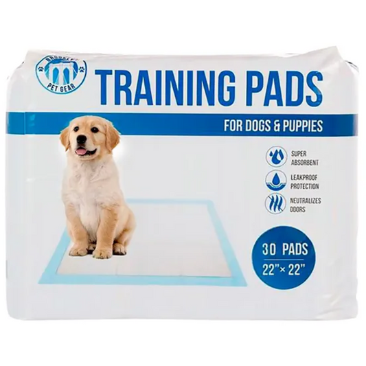 PAD DE ENTRENAMIENTO DE 22" X 22" PARA MASCOTAS - 30 UNIDADES