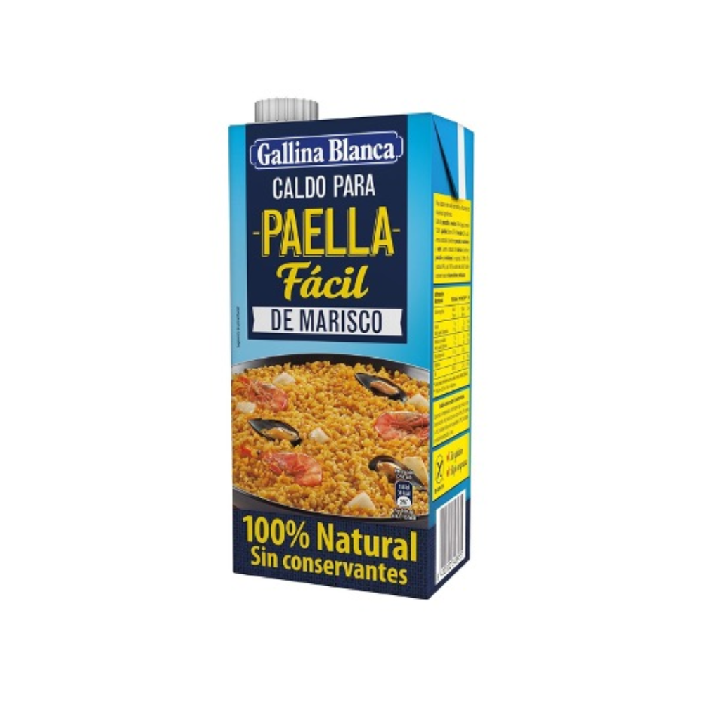 CALDO PAELLA FACIL GALLINA BLANCA  1 LITRO