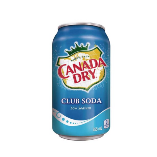 CLUB SODA CANADA DRY LATA