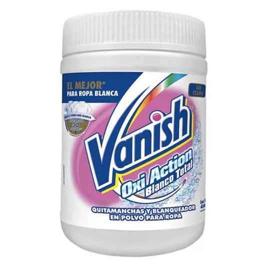 POLVO BLANCO PARA ROPA BLANCA QUITAMANCHAS CON OXI ACTION 900GR