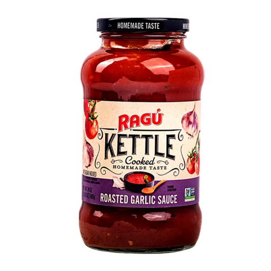 RAGU KETTLE ROASTED GARLIC SAUCE 24 OZ
