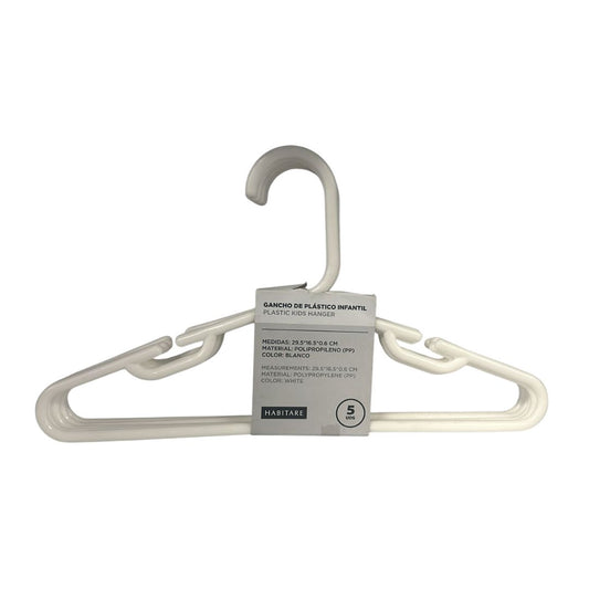 GANCHOS PLASTICOS PEQUEN&#771;OS 5 UND