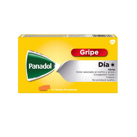 PANADOL GRIPE DIA 16 TABLETAS
