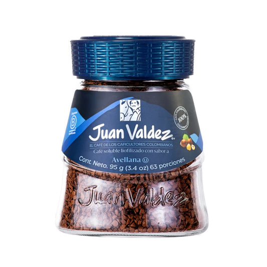 CAFE JUAN VALDEZ LIOFILIZADO AVELLANA 95G