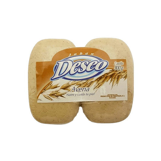 JABON DE AVENA DESEO 2PK 220G
