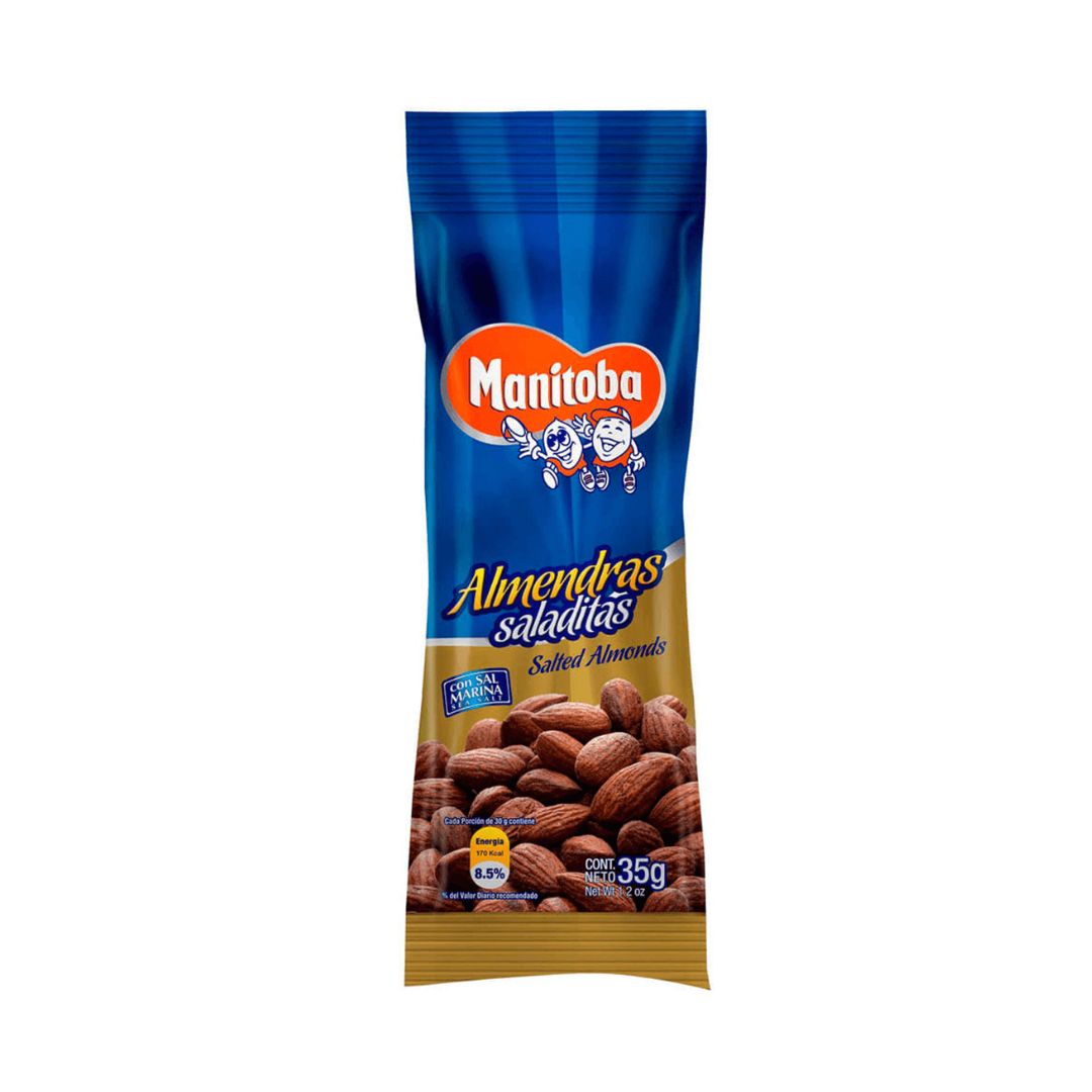 MANITOBA ALMENDRAS SALADITAS 35G