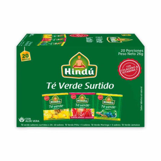 HINDU TE VERDE SURTIDO 20 SOBRES