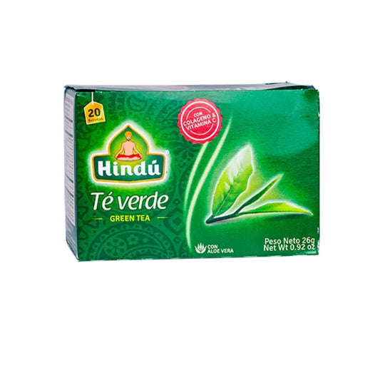 HINDU TE VERDE CLASICO 20 SOBRES