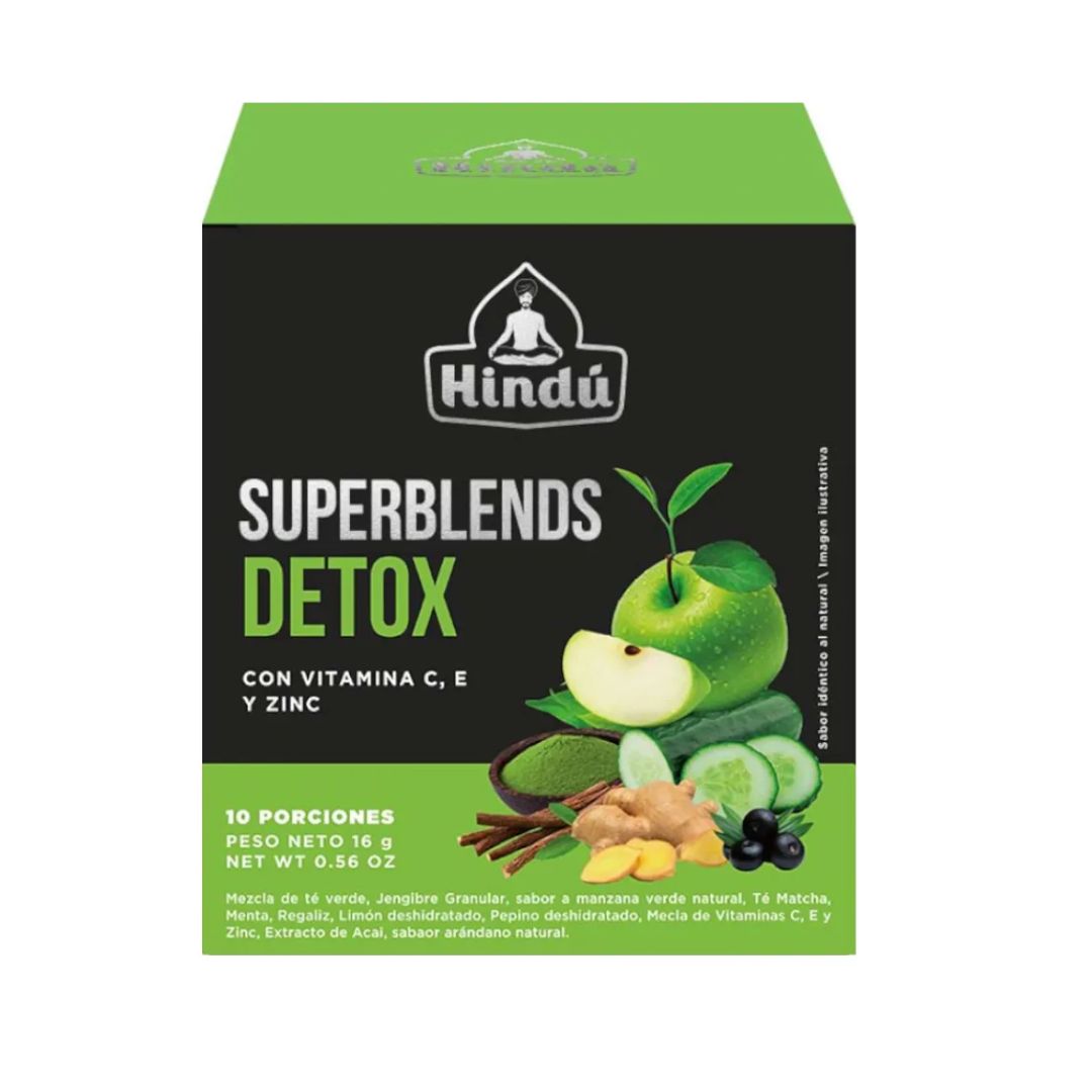 HINDU TE SUPERBLENDS DETOX 10 SOBRES