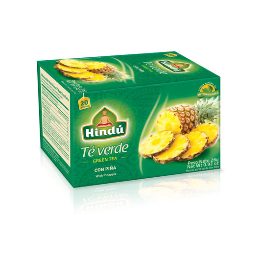 HINDU TE VERDE CON PIÑA 20 SOBRES