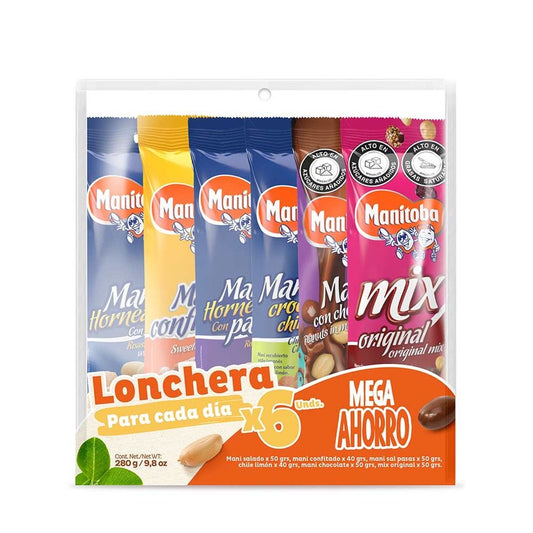 MANITOBA MIX SURTIDO LONCHERA 225G