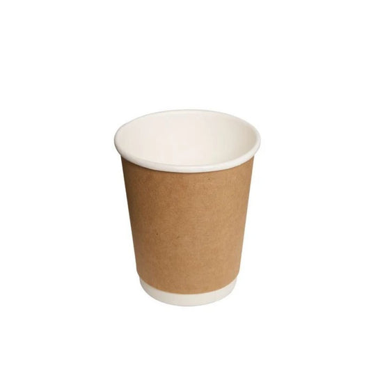 VASO PARA CAFE KRAFT DOBLE PARED 8 OZ 25  UND