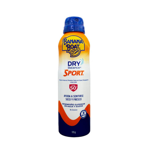PROTECTOR SOLAR DRY BALANCE SPORT FPS 50+ BANANA BOAT 170 GRS