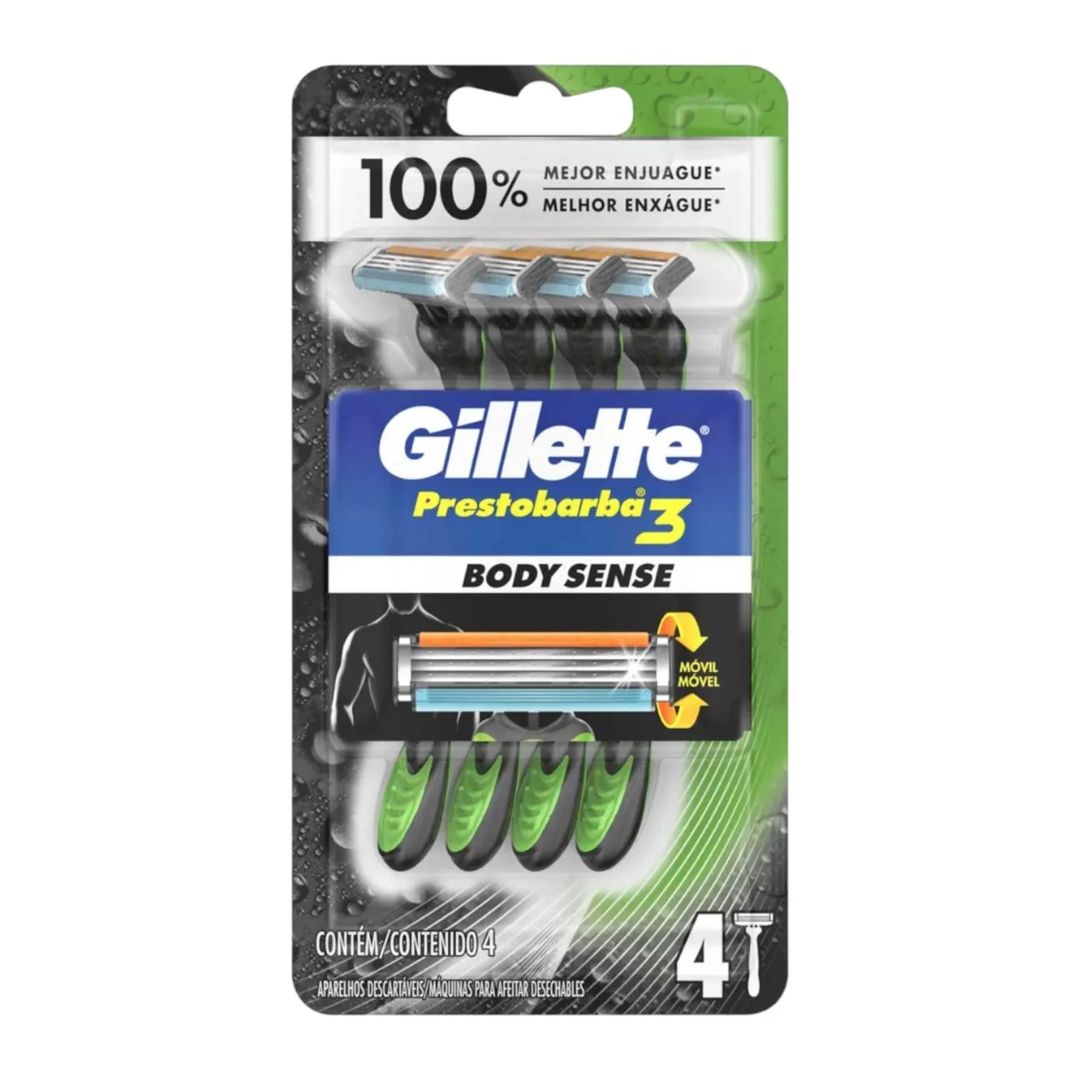 GILLETTE PRESTO BODY SENSE 4 UND