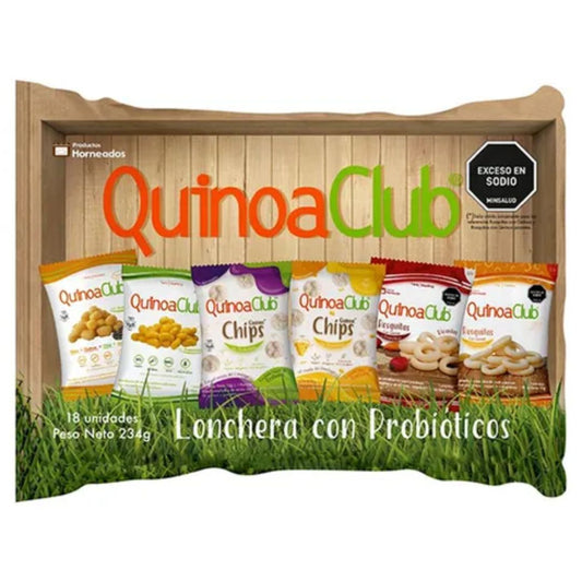 LONCHERA MIX QUINOA CLUB 243 GRS  18 UND