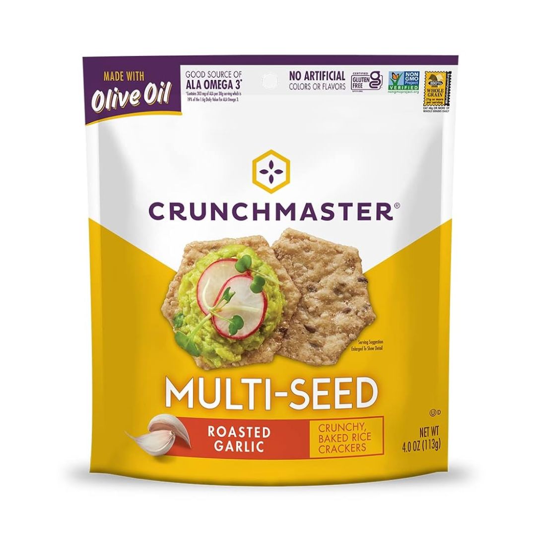 CRUNCHMASTER MULTI-SEED ROASTED GARLIC 4 OZ