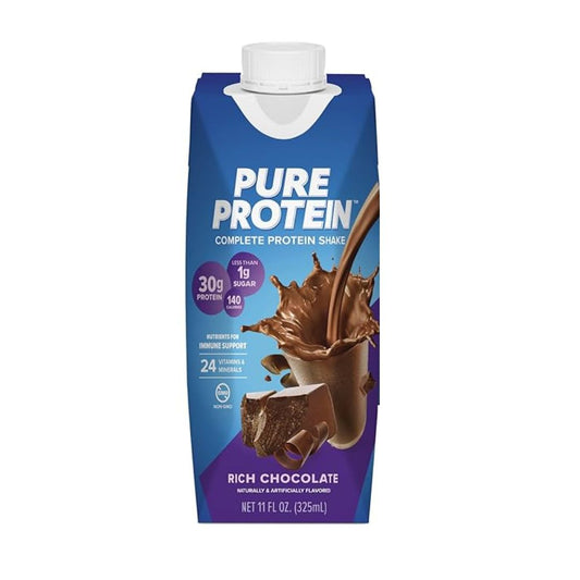 PURE PROTEIN SHAKE CHOCOLATE MILKSHAKE