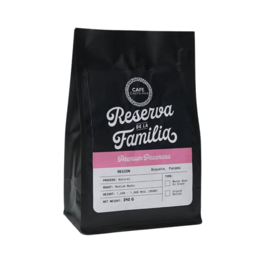 CAFE CASTELARA PACAMARA TUESTE MEDIO EN GRANO 340 GRS