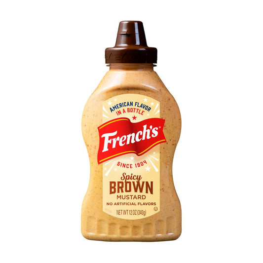 FRENCHS MOSTAZA SPICY BROWN 12OZ