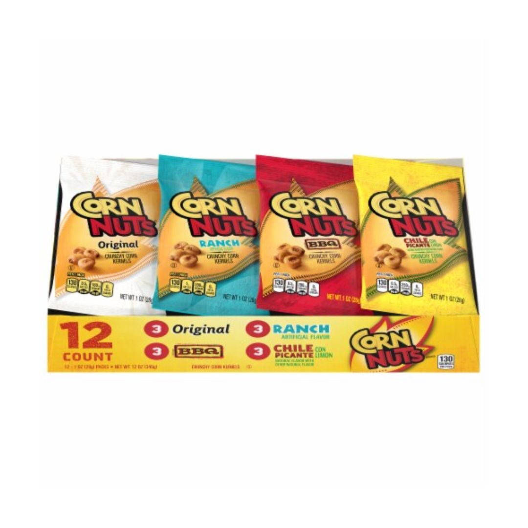 CORN NUTS 4 FLAVOR 1 OZ