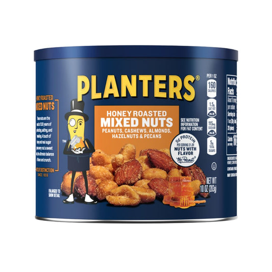 PLANTERS HONEY ROASTED MIXED NUTS 10 OZ