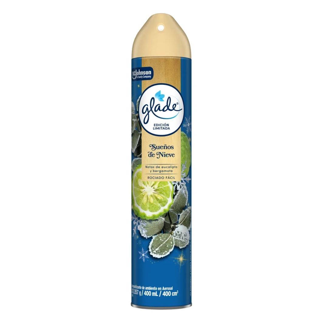 GLADE AEROSOL SUENOS DE NIEVE 400ML