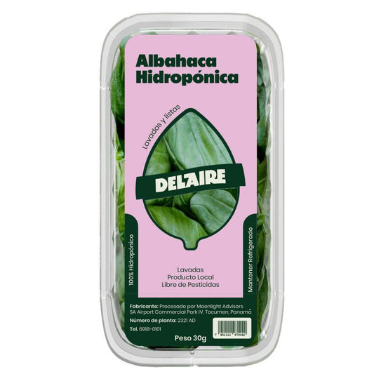 DEL AIRE ALBAHACA HIDROPONICA 30 GRAMOS