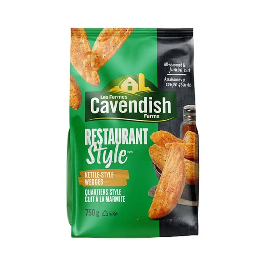 PAPAS CAVENDISH STYLE WEDGES 750 GR