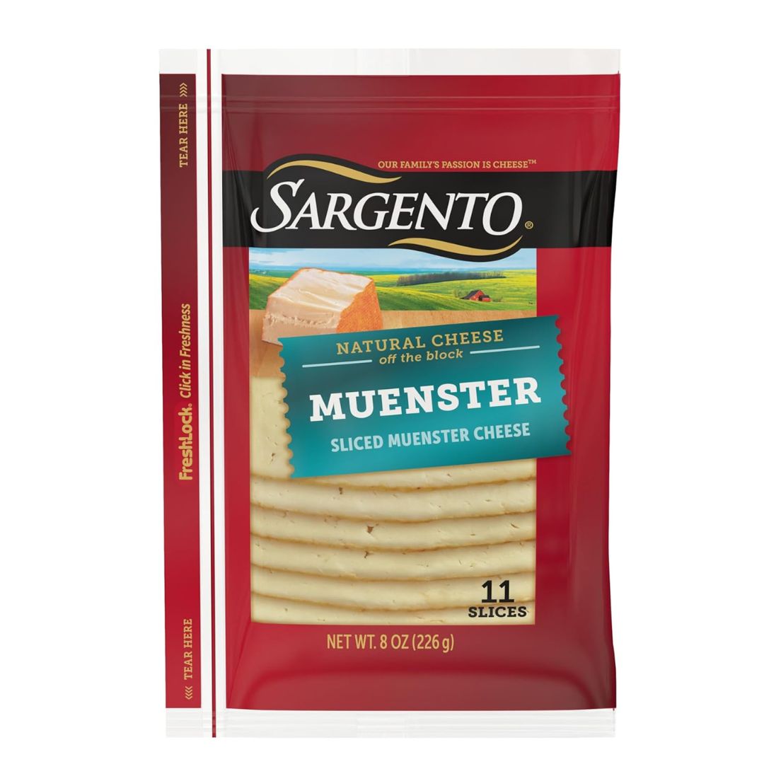 QUESO MUNSTER SARGENTO 11 REBANADAS 8 OZ