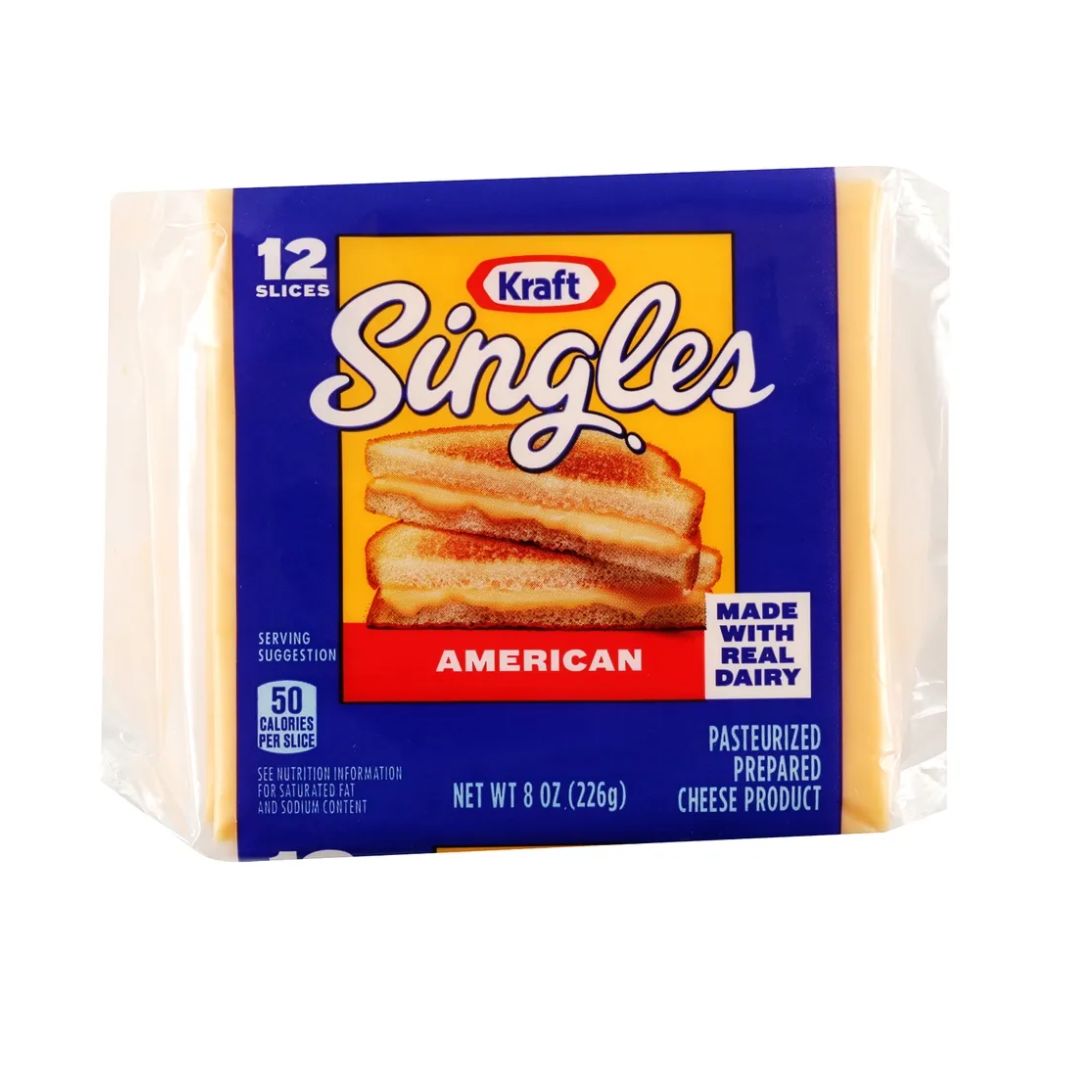 QUESO AMERICANO KRAFT 12 REBANADAS 8 OZ