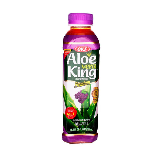 BEDIDA DE ALOE VERA KING SABOR  UVA 500 ML  okf