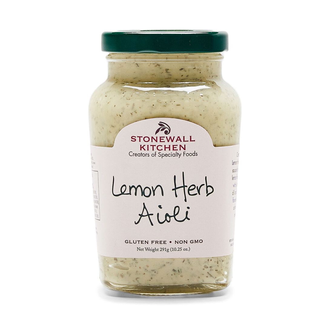 STONEWALL KITCHEN LEMON HERB AIOLI 10 OZ