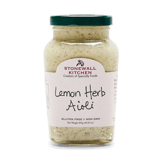 STONEWALL KITCHEN LEMON HERB AIOLI 10 OZ