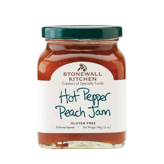 STONEWALL HOT PEPPER PEACH JAM 11.25 OZ