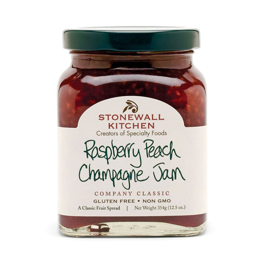 STONEWALL KITCHEN RASPBERRY PEACH CHAMP JAM 12.5 OZ