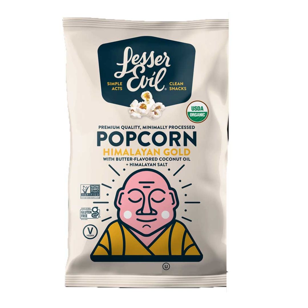 LESSER EVIL POPCORN HIMALAYAN GOLD BUTTERY 4.06 OZ