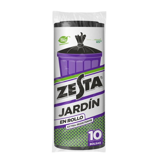 BOLSAS DE BASURA GRANDES ZESTA ROLLO JARDIN (33"X48") 10UNDS