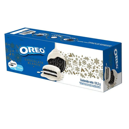 GALLETAS OREO CUBIERTAS DE CHOCOLATE BLANCO 131.2 GRS