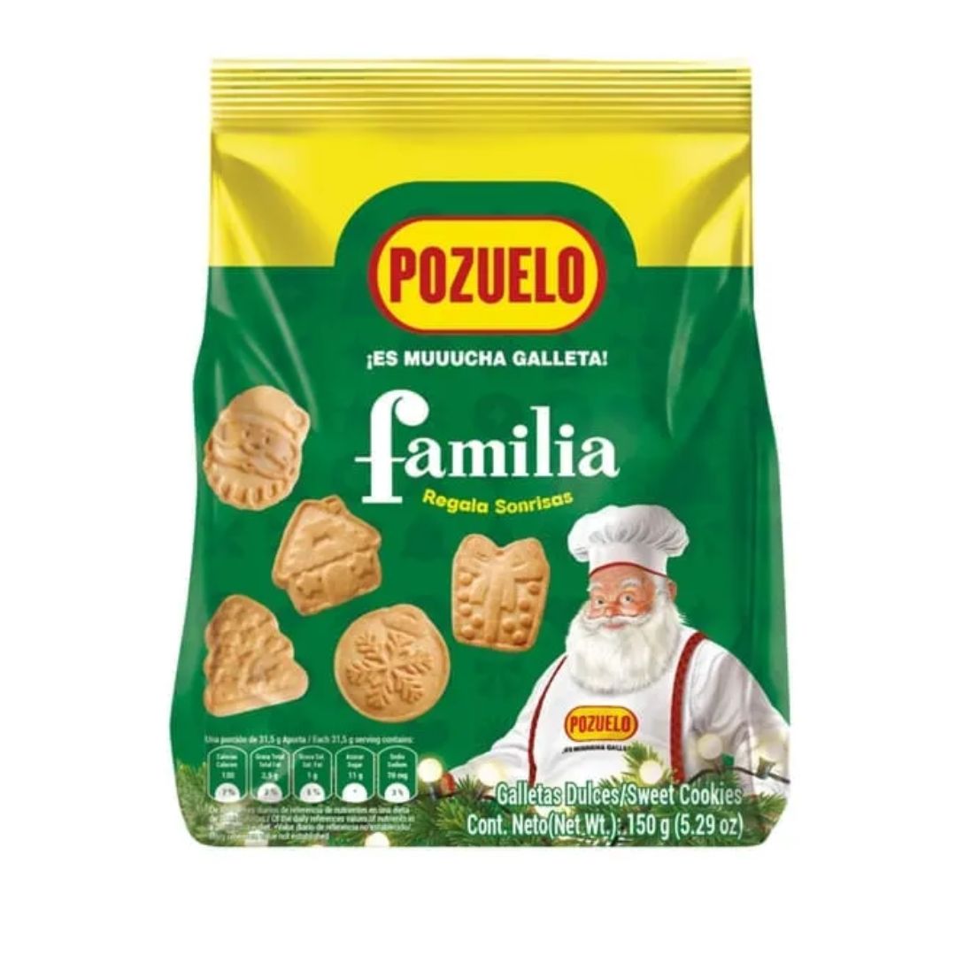 GALLETA NAVIDEÑA FAMILIA BOLSA 150 GRS