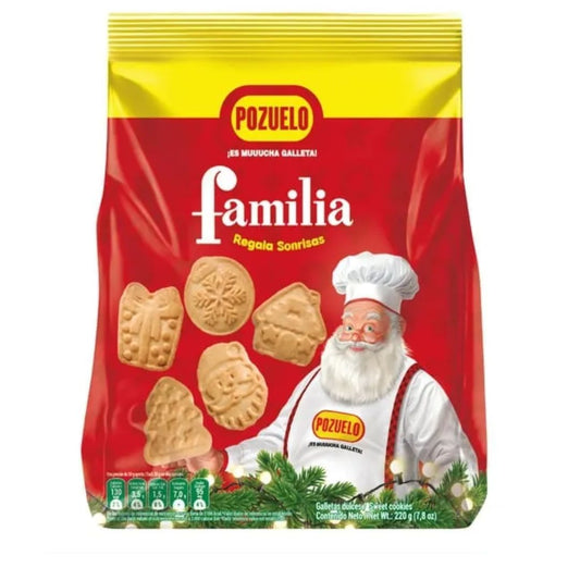 GALLETAS NAVIDEÑAS FAMILIA POZUELO  220 GRS