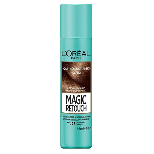 RETOCADOR DE RAICES MAGIC RETOUCH CASTAÑO CLARO LOREAL 44 GR