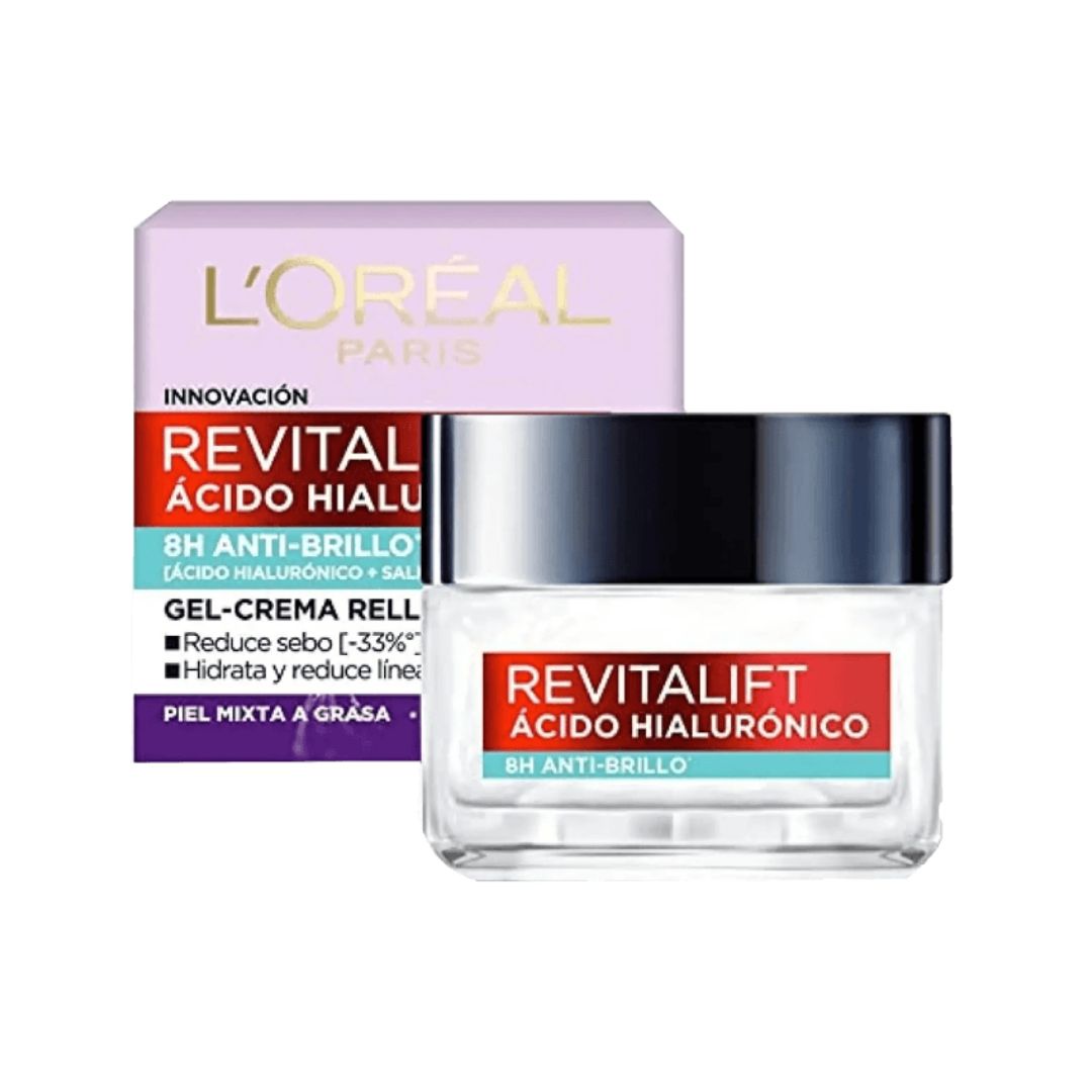CREMA LOREAL PARIS REVITALIF ACIDO HIALURONICO GEL 50ML