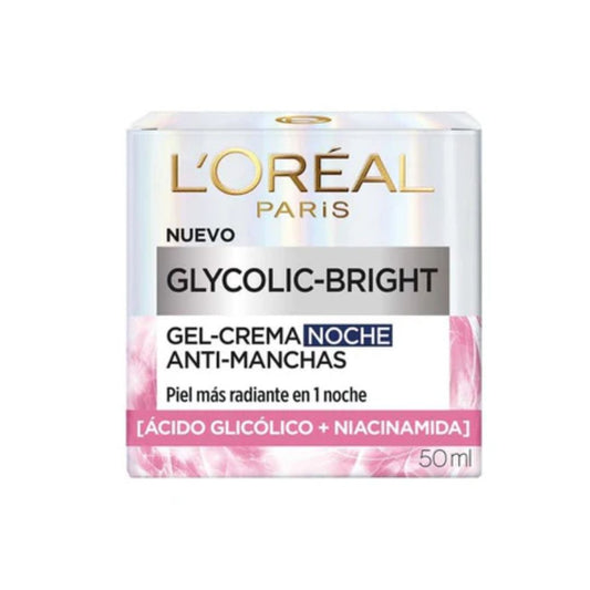 CREMA GEL HIDRATANTE FACIAL NOCHE LOREAL PARIS ANTIMANCHAS ACIDO 50 ML